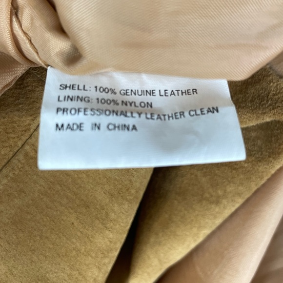 Desperado Tan Suede Vest Genuine Leather - Picture 6 of 6